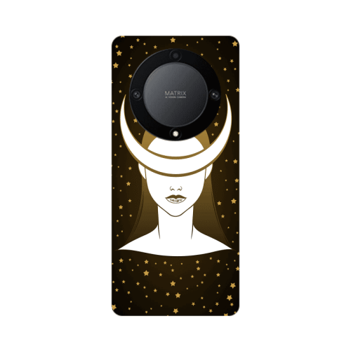 Honor Magic5 Lite 5G Moon eyes Transparent Silicone TPU Θήκη