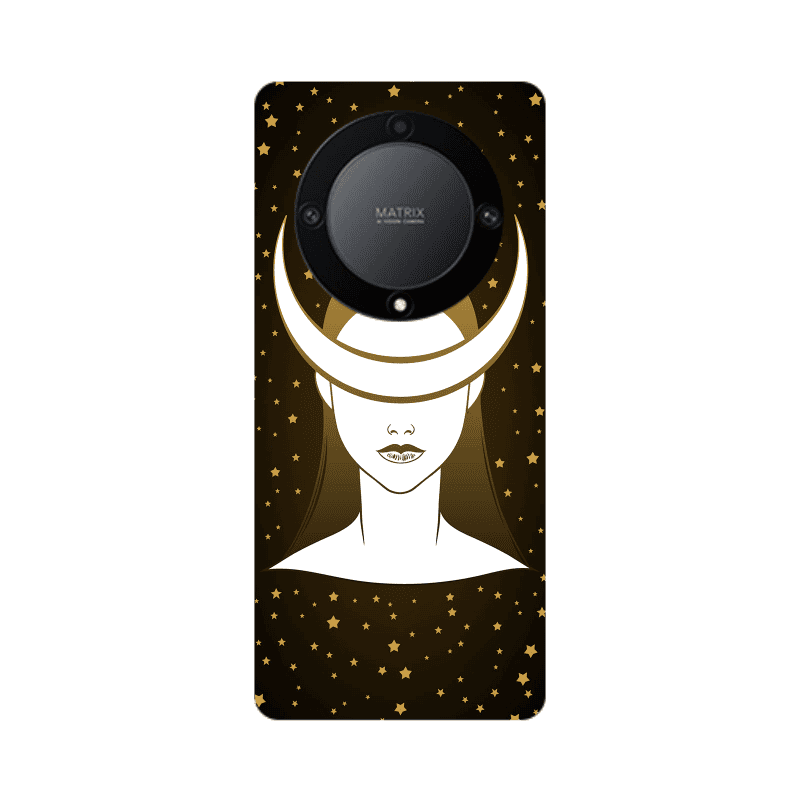 Honor Magic5 Lite 5G Moon eyes Transparent Silicone TPU Θήκη