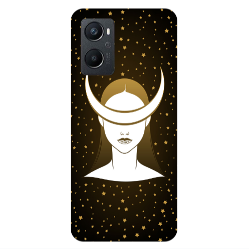Oppo A 96 Moon eyes Transparent Silicone TPU Θήκη