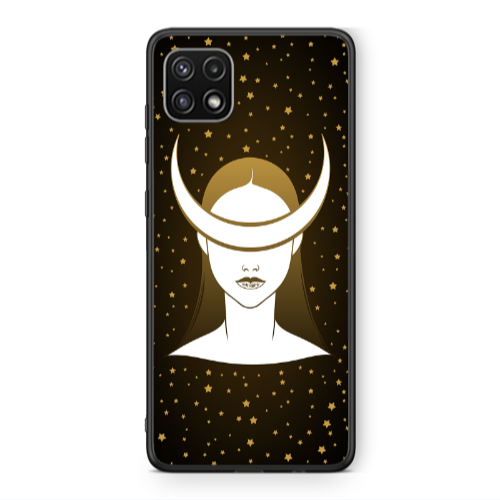 Samsung A22 5G Moon eyes Black Glossy Θήκη