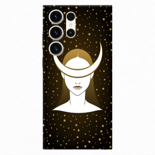 Samsung S24 Ultra Moon eyes Transparent Silicone TPU Θήκη
