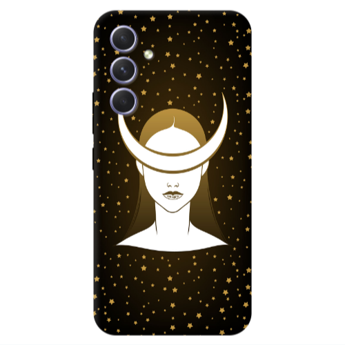 Samsung A55 Moon eyes Transparent Silicone TPU Θήκη