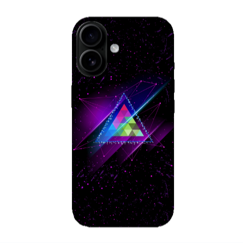 Apple Iphone 16 plus Triangle stars Transparent Silicone TPU Θήκη