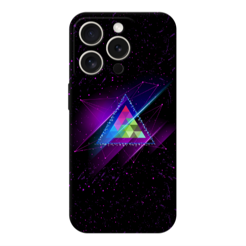 Apple Iphone 16 Pro Triangle stars Transparent Silicone TPU Θήκη
