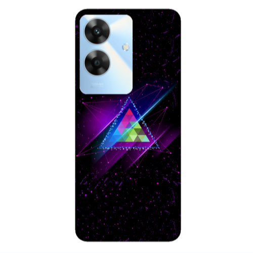 Realme Note 60 Triangle stars Transparent Silicone TPU Θήκη