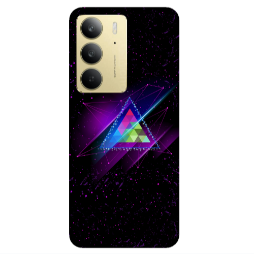 Realme C 75 Triangle stars Transparent Silicone TPU Θήκη