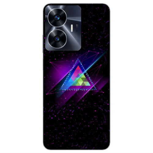 Realme Note 50 Triangle stars Transparent Silicone TPU Θήκη