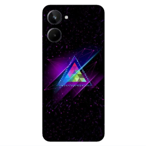 Realme 10 Triangle stars Transparent Silicone TPU Θήκη