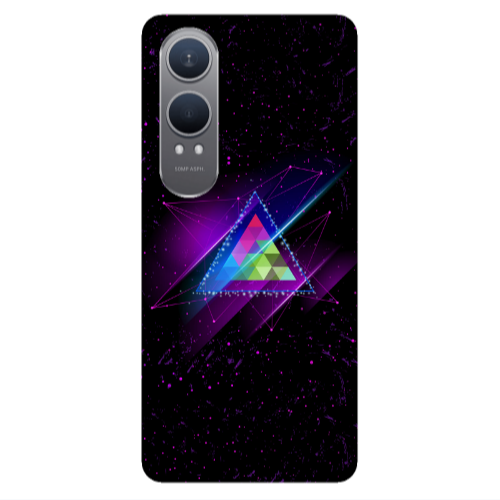 Oneplus Nord Ce 4 lite Triangle stars Transparent Silicone TPU Θήκη