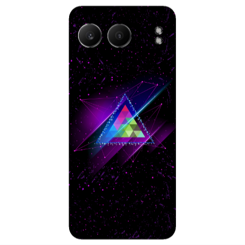 Oneplus Nord 4 Triangle stars Transparent Silicone TPU Θήκη