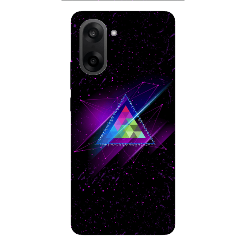 Oneplus Nord CE 5 Triangle stars Transparent Silicone TPU Θήκη