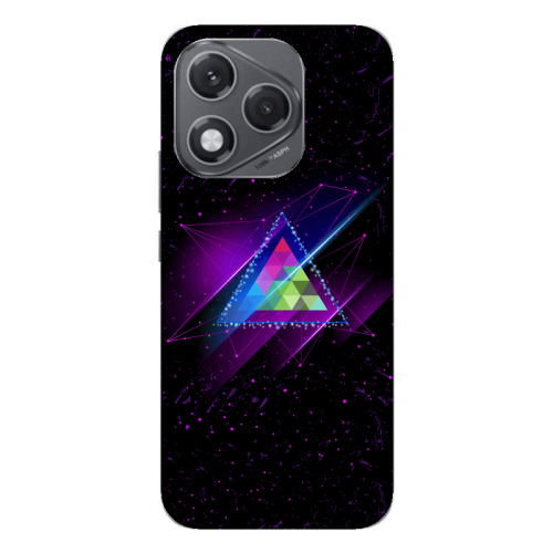 Honor 400 Lite Triangle stars Transparent Silicone TPU Θήκη