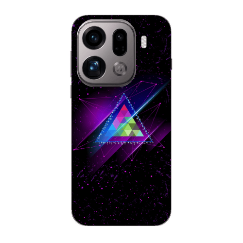 Oppo Find X9 Pro Triangle stars Transparent Silicone TPU Θήκη