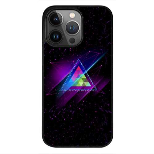Apple iPhone 11 Pro Max Triangle stars Black Glossy Θήκη