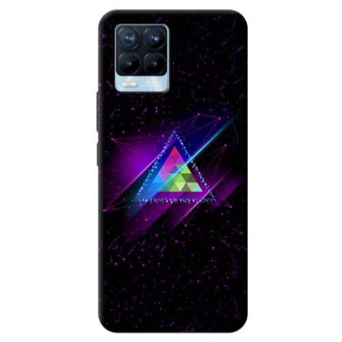 Realme 8 Pro Triangle stars Transparent Silicone TPU Θήκη