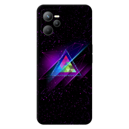 Realme C35 Triangle stars Transparent Silicone TPU Θήκη