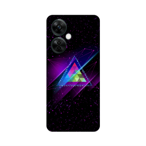 Oneplus Nord CE 3 Lite 5G Triangle stars Transparent Silicone TPU Θήκη