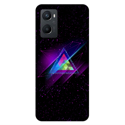 Oppo A 96 Triangle stars Transparent Silicone TPU Θήκη