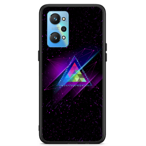 Realme Gt Neo 2 Triangle stars Black Glossy Θήκη