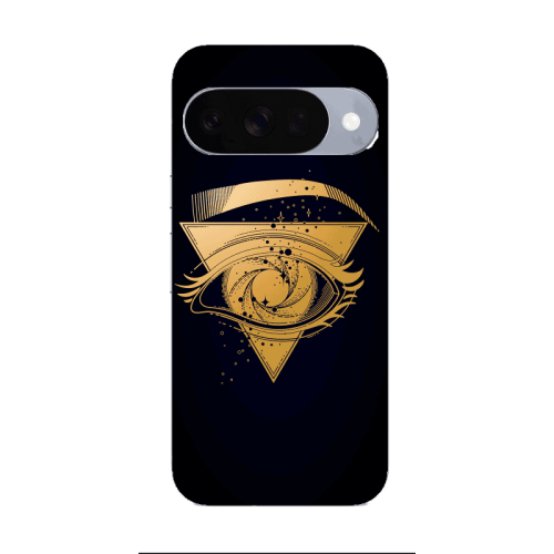 Google Pixel 10 Triangular gold eye Transparent Silicone TPU Θήκη