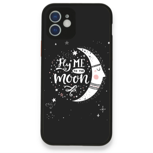 Apple iPhone 12 Fly me Black Glossy Θήκη