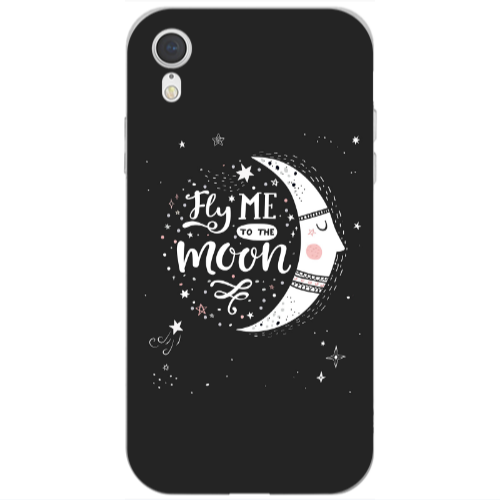 Apple iPhone Xr Fly me Transparent Silicone TPU Θήκη