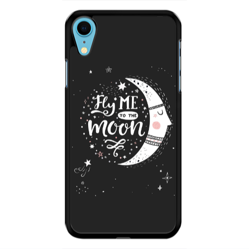 Apple iPhone Xr Fly me Black Glossy Θήκη
