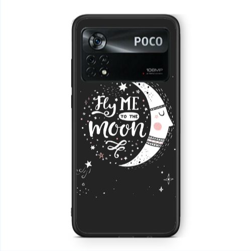 Xiaomi Poco X4 Pro Fly me Black Glossy Θήκη