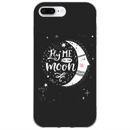 Apple iPhone 7 Plus Fly me Transparent Silicone TPU Θήκη