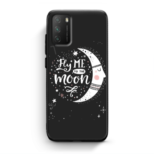 Xiaomi Poco M3 Fly me Black Glossy Θήκη