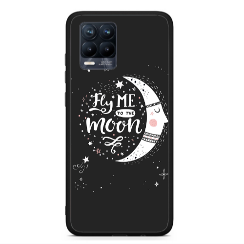 Realme 8  Fly me Black Glossy Θήκη