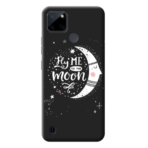 Realme C25Y Fly me Transparent Silicone TPU Θήκη
