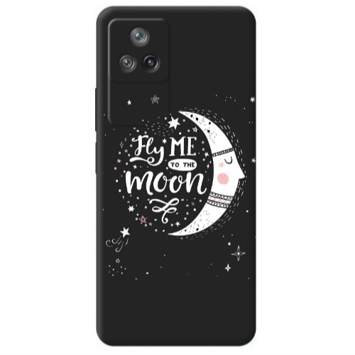 Xiaomi Poco F4 Fly me Transparent Silicone TPU Θήκη