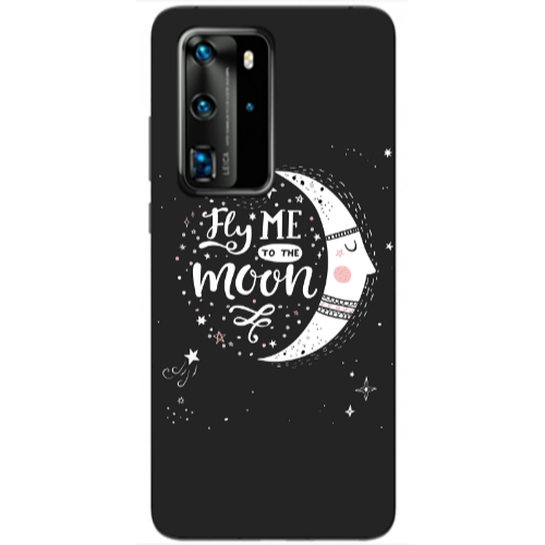 Huawei P40 Pro Fly me Transparent Silicone TPU Θήκη