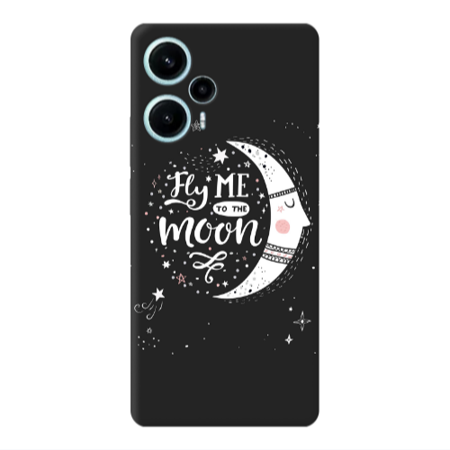 Xiaomi Poco F5 Fly me Transparent Silicone TPU Θήκη