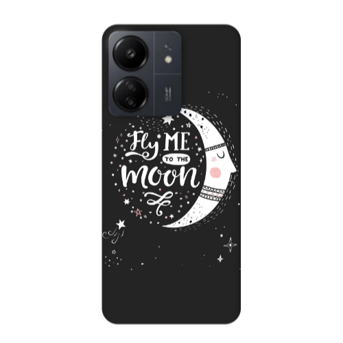 Xiaomi Redmi 13C Fly me Transparent Silicone TPU Θήκη