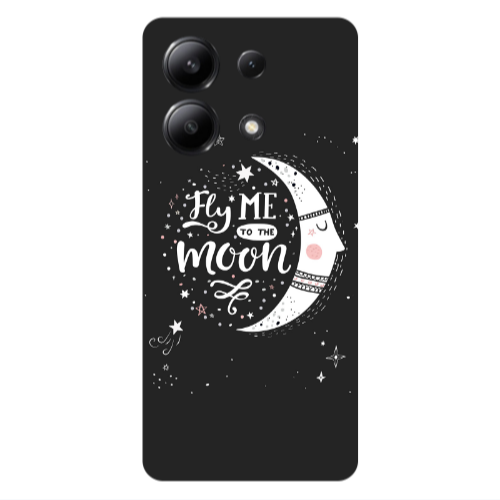Xiaomi Redmi Note 13 4G Fly me Transparent Silicone TPU Θήκη