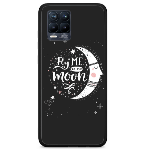 Realme 8 i Fly me Black Glossy Θήκη