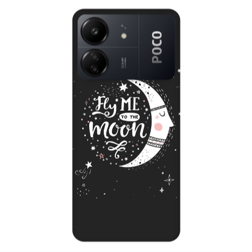 Xiaomi Poco C65 Fly me Transparent Silicone TPU Θήκη