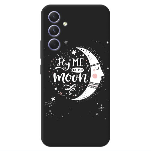 Samsung A55 Fly me Transparent Silicone TPU Θήκη