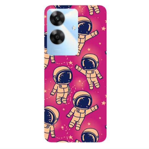 Realme Note 60 Smoll astronauts Transparent Silicone TPU Θήκη