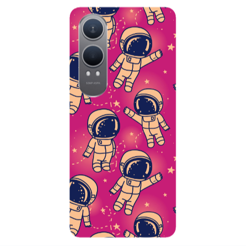 Oneplus Nord Ce 4 lite Smoll astronauts Transparent Silicone TPU Θήκη