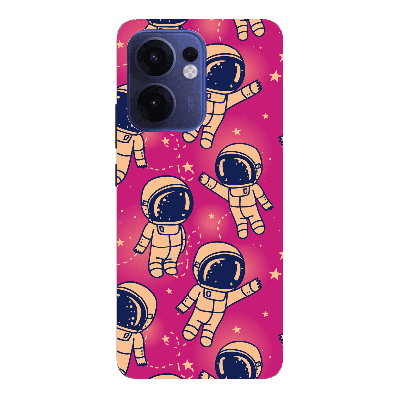 Oppo Reno 13 F Smoll astronauts Transparent Silicone TPU Θήκη