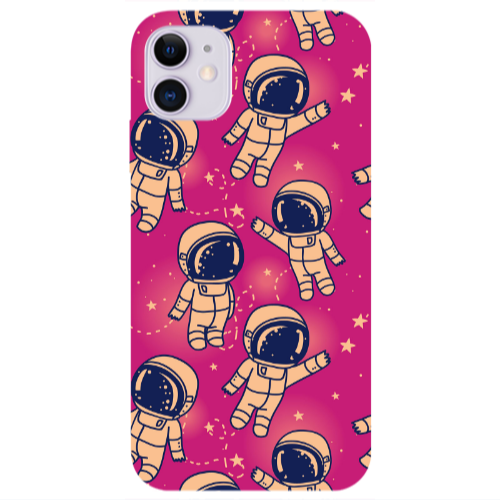 Apple iPhone 11  Smoll astronauts Transparent Silicone TPU Θήκη