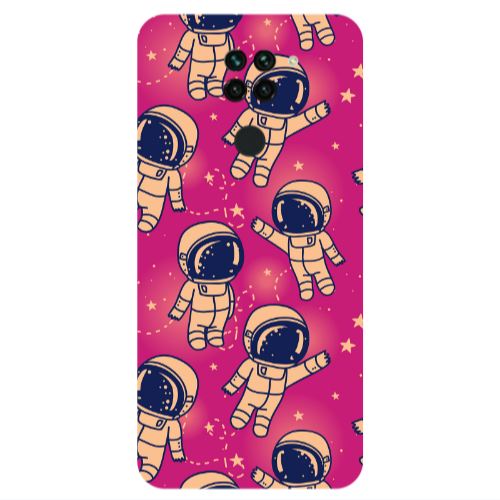 Xiaomi Redmi Note 9 Smoll astronauts Transparent Silicone TPU Θήκη