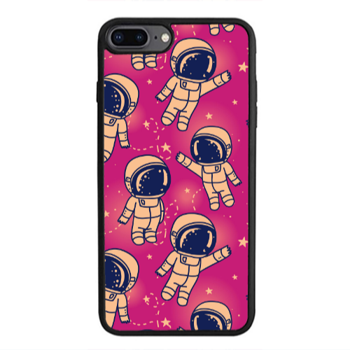 Apple iPhone 7 Plus Smoll astronauts Black Glossy Θήκη