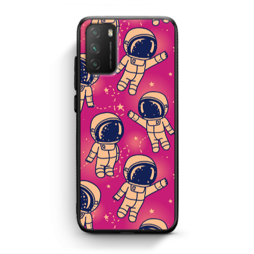 Xiaomi Poco M3 Smoll astronauts Black Glossy Θήκη