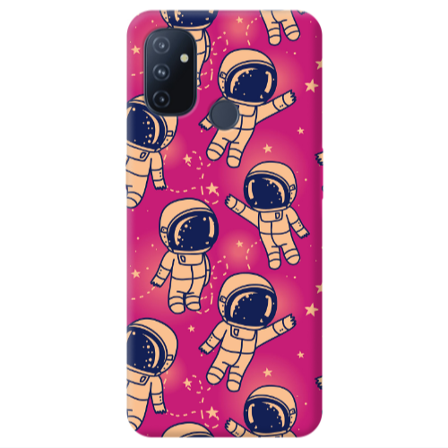 Oneplus Nord 100 Smoll astronauts Transparent Silicone TPU Θήκη