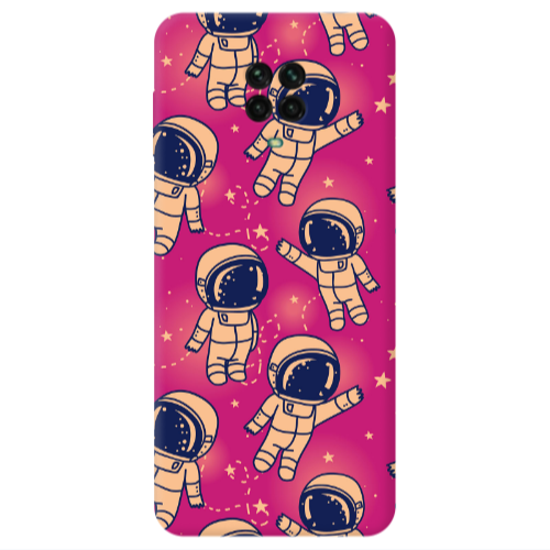Xiaomi Redmi Note 9S Smoll astronauts Transparent Silicone TPU Θήκη