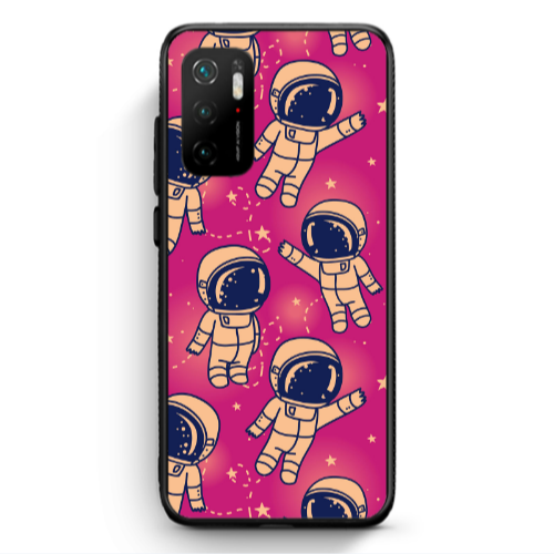 Xiaomi Poco M3 Pro Smoll astronauts Black Glossy Θήκη